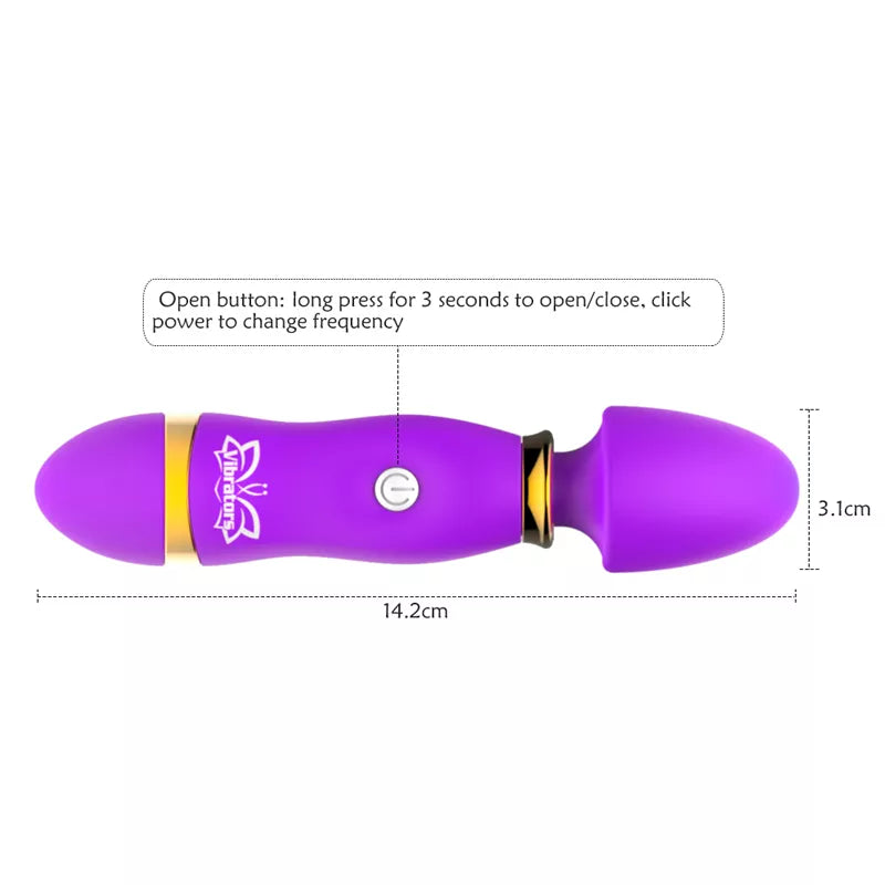 AV Big Multi-Speed Vibrator Stick G-Spot Vibration Dildo Vagina Clit Massager Sex  for Adults Women Masturbator Products