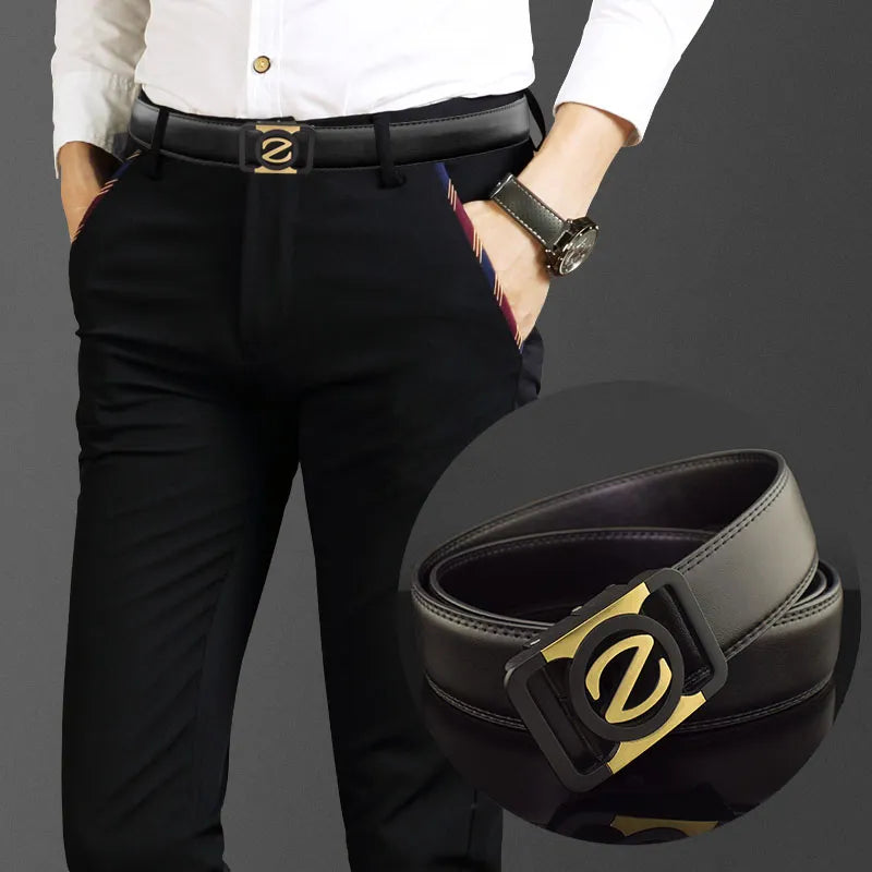New Men&#39;s Belt High Quality Designer Belts Men Fashion Letter Luxury Famous Leather Belt Jeans Cowskin Waist Strap 3.5cm