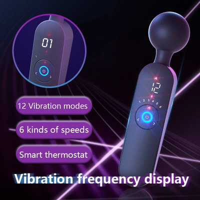 72-Speed Ares-AV Vibrator Female Second Tide Vagina Clitoris G-spot KWD Stimulator Heated Masturbation Device Sex  for Women