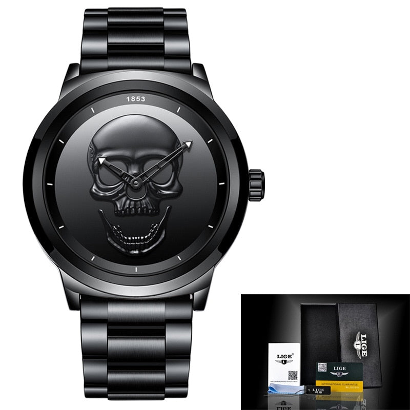 New LIGE Men Watch Business Date Watch for Men Luxury Sport Quartz Watches Waterproof Luminous Wristwatch Relogio Masculino