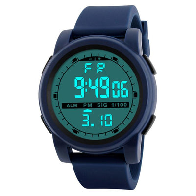 Men Luxury Quartz Wristwatch Digital display Silicone Watch men
