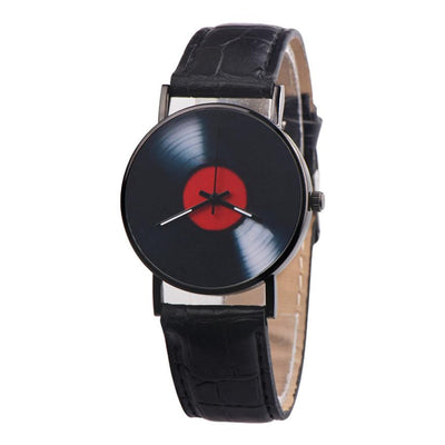 Quartz Wristwatch for men in fashion Leather Strap and Stainless Steel
