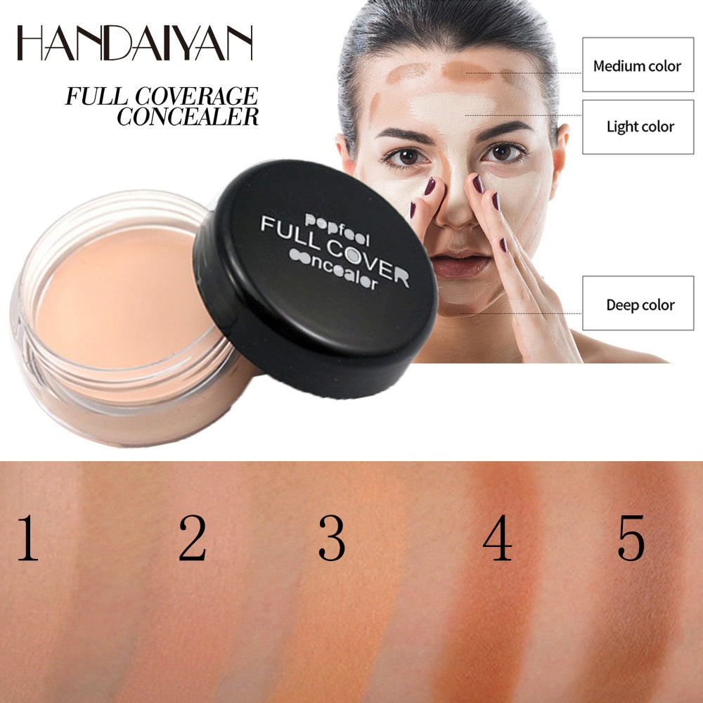 1 Piece Makeup Concealer Base New Full Concealer Repair Foundation Cream Cover Freckles Acne Marks Dark Circles Cover Cosmetic