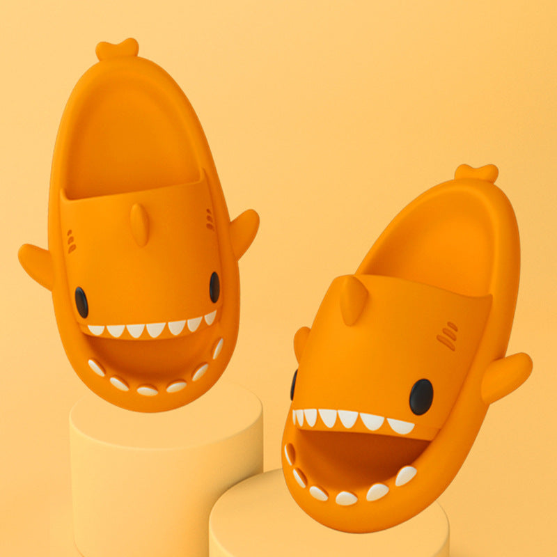 Adult's Slippers Indoor Outdoor Funny Shark Cartoon Slippers