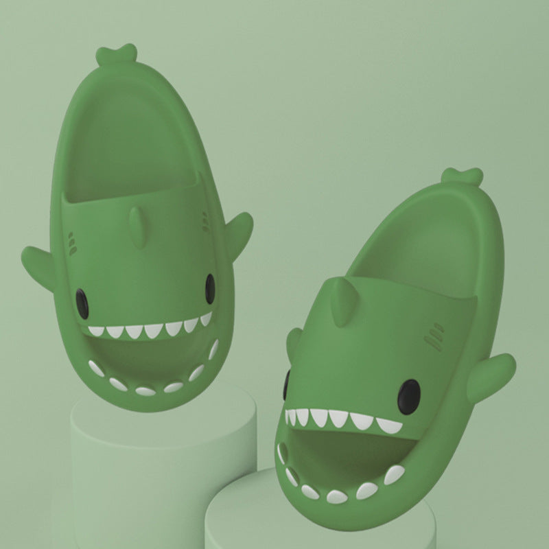 Adult's Slippers Indoor Outdoor Funny Shark Cartoon Slippers
