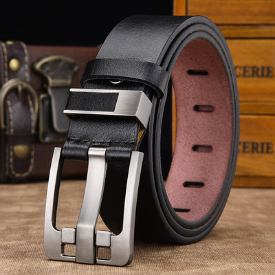 [DWTS]belt male leather belt men genuine leather strap luxury pin buckle casual men belt ancy vintage jeans high quality