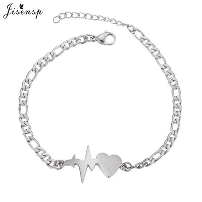 Jisensp Elephant Butterfly Bracelets Bangles Animal Chain Link Bracelet Female Stainless Steel Bracelets for Women Accessories