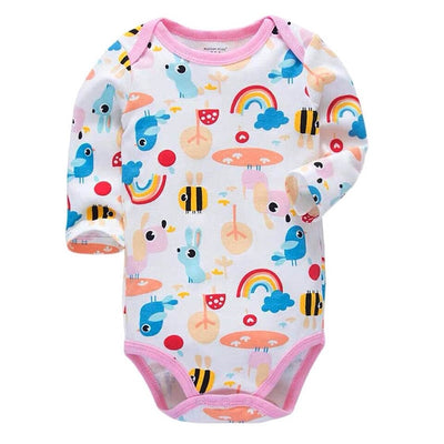 newborn bodysuit baby babies bebes clothes long sleeve cotton printing infant clothing 1pcs 0-24 Months