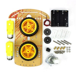 2019 4/2WD Robot Smart Car Chassis Kits with Speed Encoder for Arduino 51 M26 DIY Education Robot Smart Car Kit For Student kids