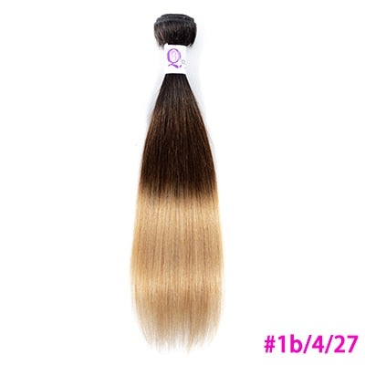 1/3/4 Pcs Ombre 613 Burgundy 99J Natural Three Tone Hair Bundles Remy Brazilian Hair Weave Bundles Straight Human Hair Bundles
