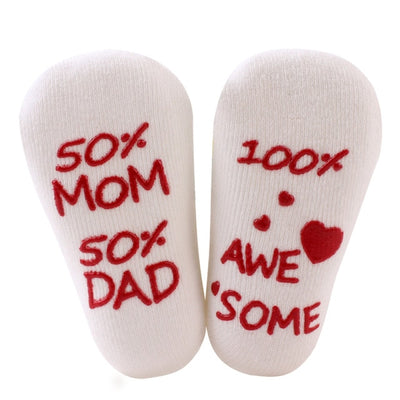 Cute Newborn Baby Socks Soft Baby Girls Boys Socks  Infant Toddler Stripe Anti Slip Socks neonato recien nacido Gift