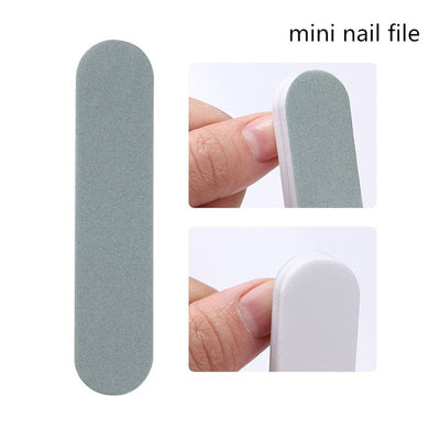 White Nail Art Buffers Sanding Grinding Polishing Block File Manicure Nail Art
