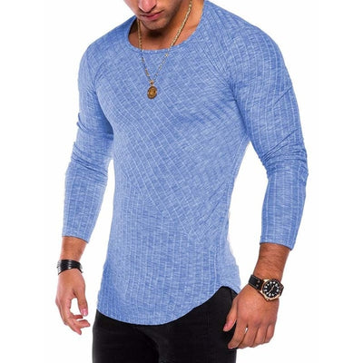 Plus Size S-4XL Slim Fit Sweater Men 2020 Spring Autumn Thin O-Neck Knitted Pullover Men Casual Solid Mens Sweaters Pull Homme