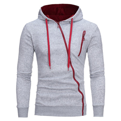 JODIMITTY 2020 Autumn Fashion Casual Solid Hoodie Men Polluver Sweatshirt Hooded Hoodies Pullover Zipper Blouse Plus Size2