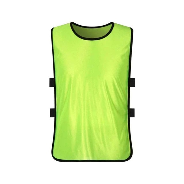 MrY 2020 Children Team Sports Kid Football Soccer Training Pinnie Jerseys Train Bib Comprehensive Fitness Light Sport Color Vest