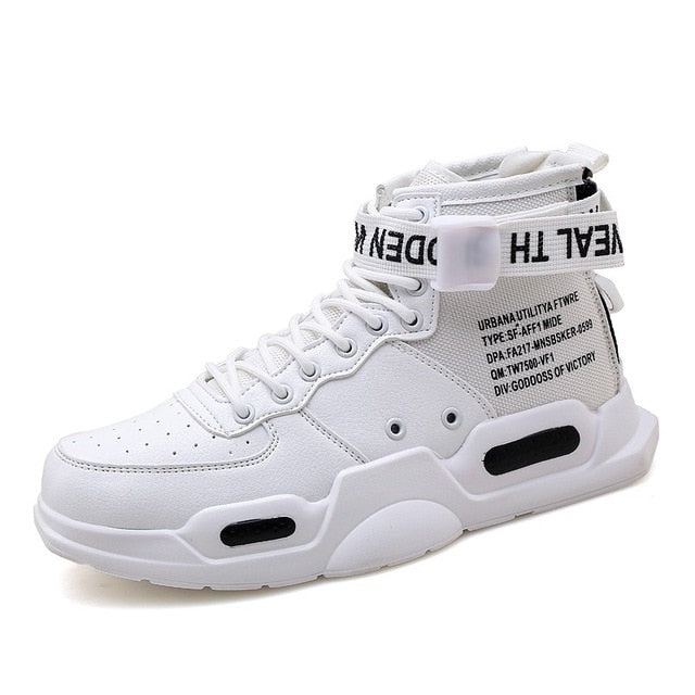 KLYWOO Shoes Men Sneakers Ankle Boots Big Size 39-46 Justin Bieber Men Boots SuperStar Hip Hop Shoes Mens High Top Shoes Casual