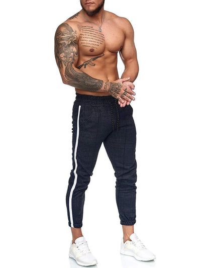 Hot sale Workout Jogging Pants Men Striped Sport Sweatpants short casual long pants Men Fitness Joggers Bodybuilding Trousers