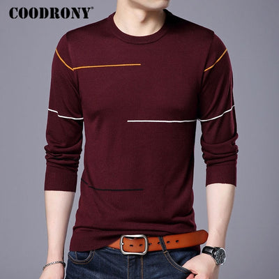 COODRONY Cashmere Wool Sweater Men Brand Clothing 2020 Autumn Winter New Arrival Slim Warm Sweaters O-Neck Pullover Men Top 7137