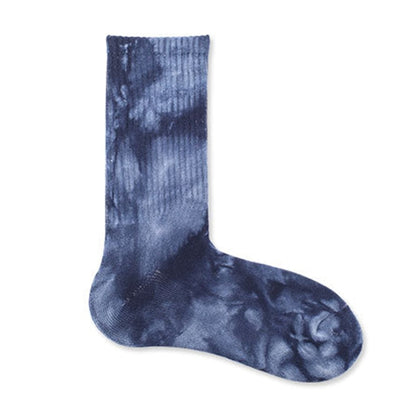 New Hot Fashion Spring Autumn Men Socks Dollar Symbol Printed Comfortable Breathable Absorb Sweat Anti-slip Man Middle Long Sock