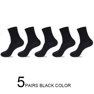 Brand Pairs /Lot Cotton Socks For Men Black Business Breathable Deodorant Crew Male Sock Meias Gift Plus size42-45 New 2020 Hot