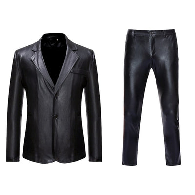 Men&#39;s Shiny Gold 2 Pieces Suits (Blazer+Pants) Terno Masculino Fashion Party DJ Club Dress Tuxedo Suit Men Stage Singer Clothes