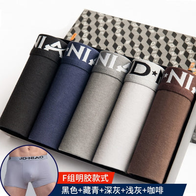 Hot Underwear Men Cotton Boxer Homme Brand Underpants Male Panties Breathbale Shorts U Convex Pouch Plus Size L-3XL