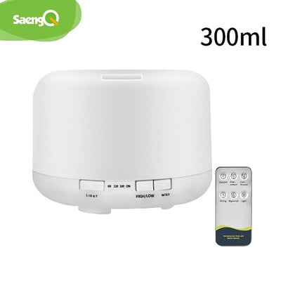 Electric Aroma Diffuser Air Humidifier 300ML 500ML 1000ML Ultrasonic Cool Mist Maker Fogger LED Essential Oil Diffuser