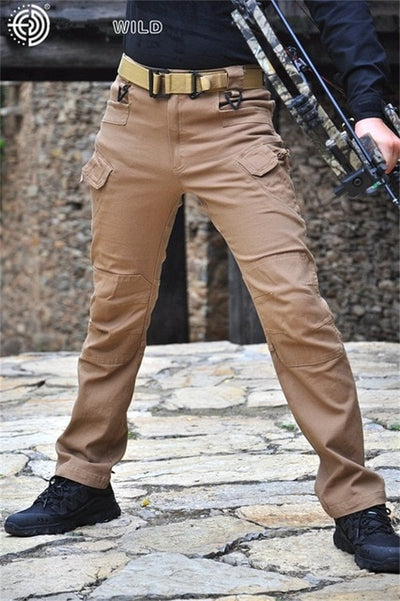 Brave Men Cargo Pants Spring Autumn Military Archon Europe US Russia  Police Cotton Blend Brown Green Pockets Firm Sewing Cool